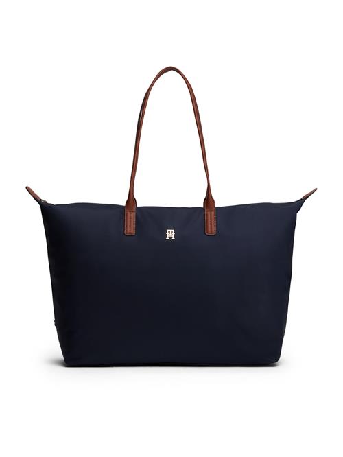 TOMMY HILFIGER Shopper  marin / brun / guld