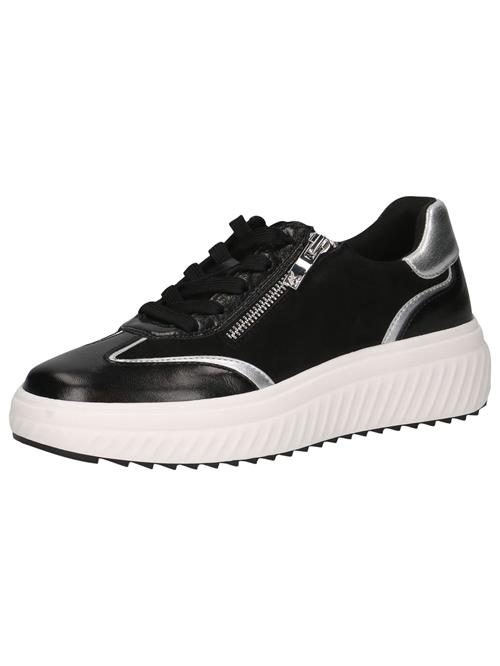 CAPRICE Sneaker low  sort / sølv
