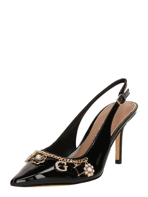 GUESS Slingpumps 'NASKA2'  guld / sort