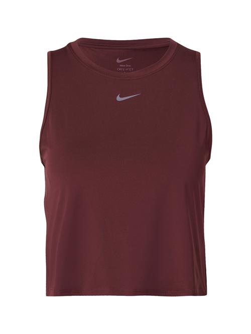 NIKE Sportsoverdel 'ONE CLASSIC'  grå / burgunder