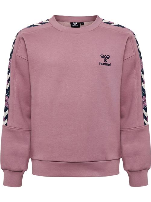 Se Hummel Sweatshirt 'Zoe'  mørkeblå / gammelrosa / hvid ved About You