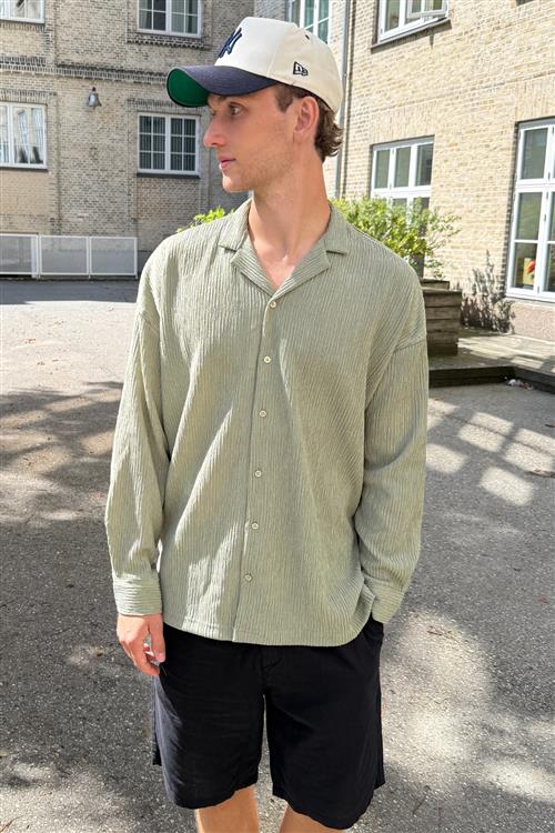 Aidan Skjorte - Grå - TeeShoppen