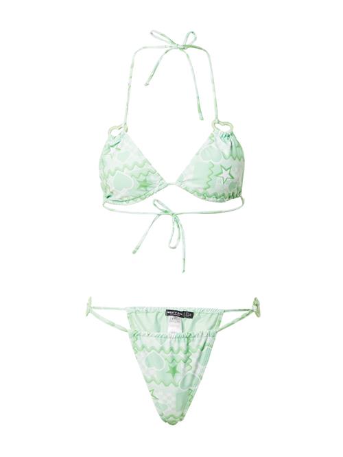 Se Nasty Gal Bikini  mint / hvid ved About You