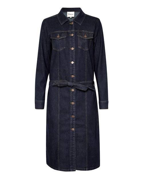 Se My Essential Wardrobe Blusekjole 'Lara'  blue denim ved About You