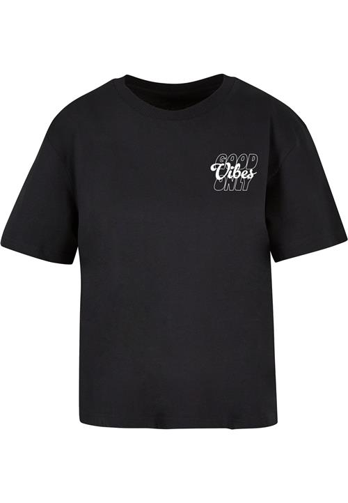 Miss Tee Shirts 'Good Vibes'  sort / hvid
