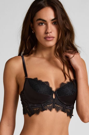 Hunkemöller Formstøbt longline-bøjle-bh Zoe Sort