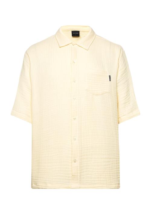 Enzi Seersucker Ss Shirt Daily Paper Yellow