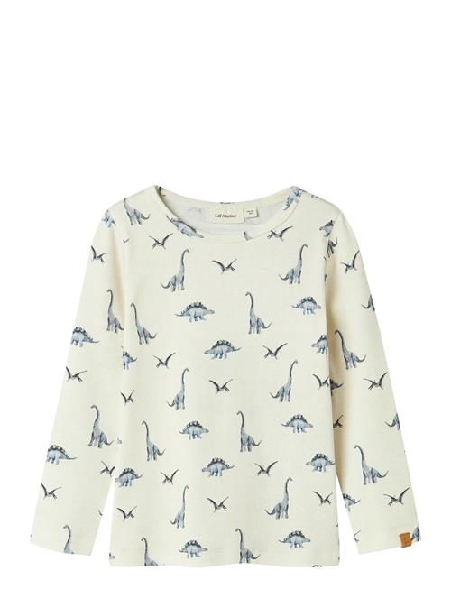 Nmmgeo Avu Ls Slim Top Lil Lil'Atelier Cream