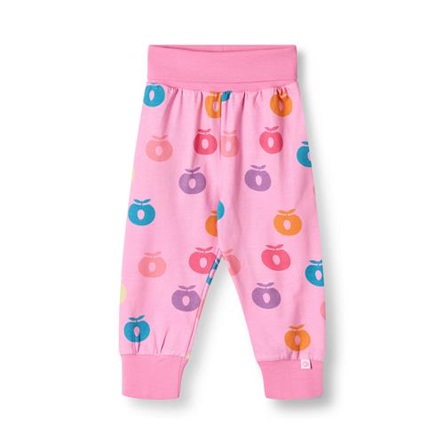 Småfolk Ulm Pants For Baby with Apples Pink lilac Pink lilac-56 cm  Lyserød  56 cm