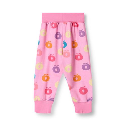 Småfolk Ulm Pants For Baby with Apples Pink lilac Pink lilac-74 cm  Lyserød  74 cm