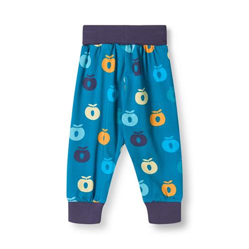 Småfolk Ulm Pants For Baby with Apples Solid blue Solid blue-62 cm  Blå  62 cm
