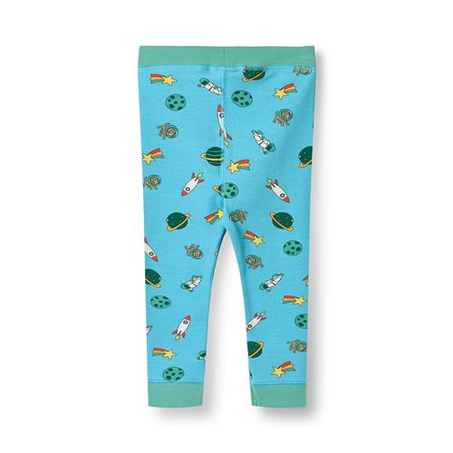 Småfolk Elstar With The Universe Baby-leggings Petit Four  Petit four-74 cm  Blå  74 cm  mand