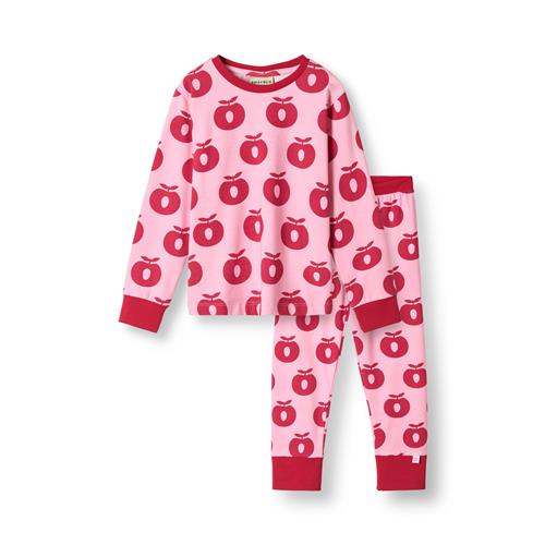 Småfolk Jubilee Nightwear Set with Apples Pink lilac Pink lilac-2-3 Y  Lyserød  2-3 år  kvinde