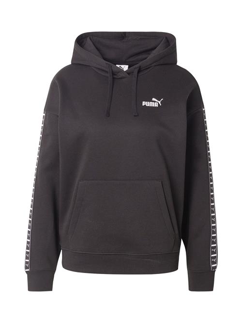 PUMA Sportsweatshirt 'ESS'  sort / hvid