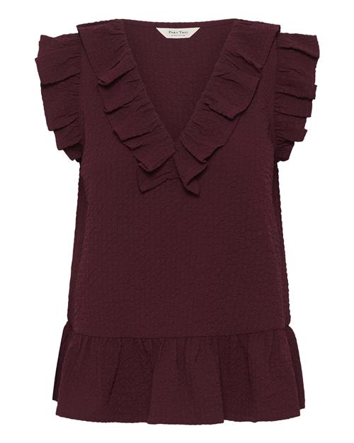 Part Two Bluse 'TrojaPW'  bordeaux