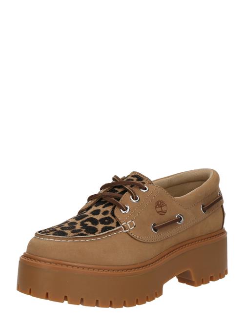 Se TIMBERLAND Snøresko 'STONE STREET'  beige / cappuccino / sort ved About You