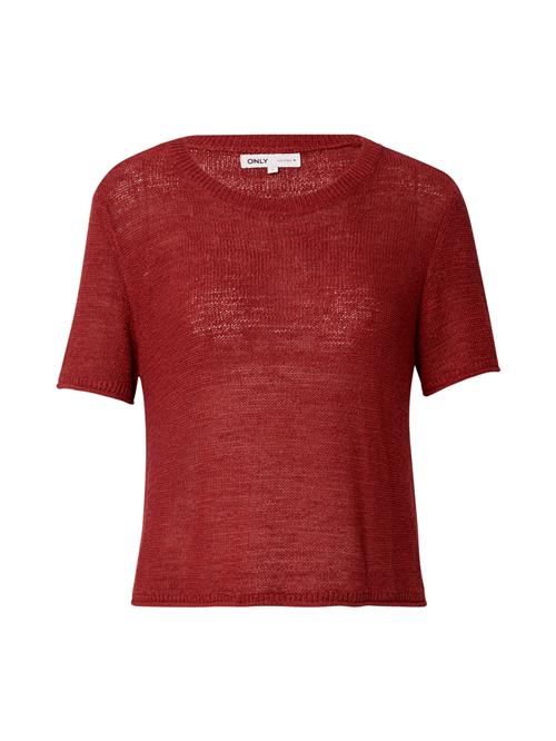 Se ONLY Pullover 'ONLSUNNY'  rustrød ved About You