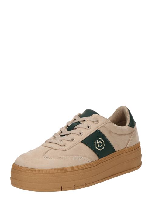 bugatti Sneaker low  beige / mørkegrøn