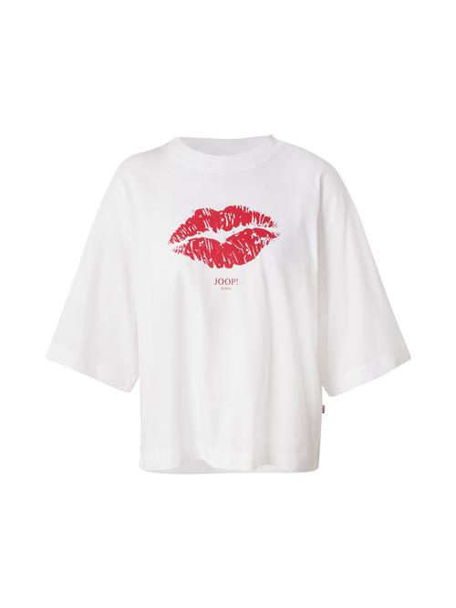 JOOP! Jeans Shirts 'Tomai'  rød / hvid