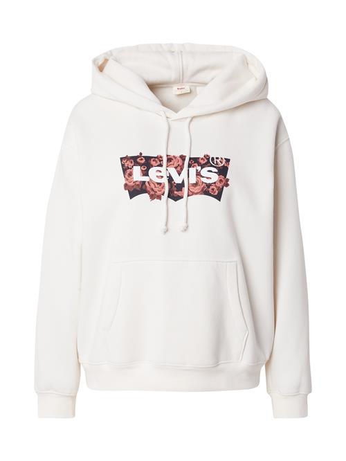 Se LEVI'S ® Sweatshirt 'Graphic Everyday Hoodie'  marin / gammelrosa / burgunder / hvid ved About You