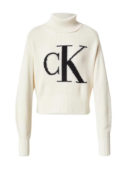 Calvin Klein Jeans Pullover  sort / hvid