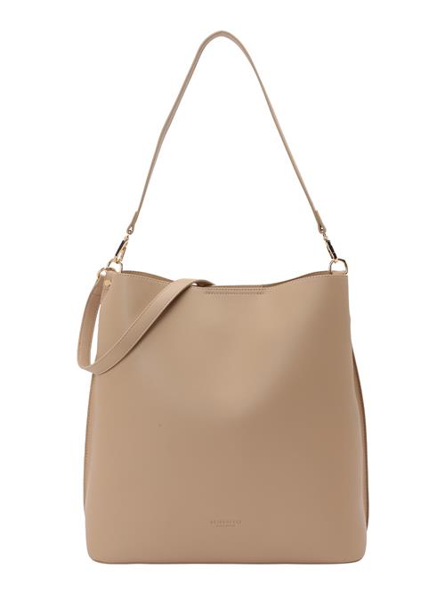 Seidenfelt Manufaktur Skuldertaske 'Nelma'  beige