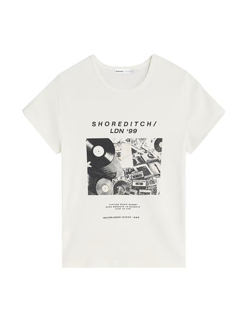 Bershka Shirts  sort / hvid