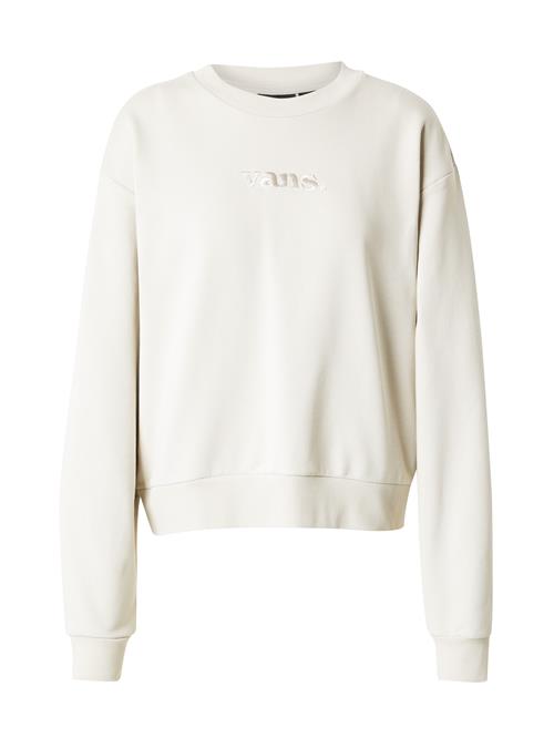 VANS Sweatshirt 'ESSENTIAL'  lysegrå / hvid