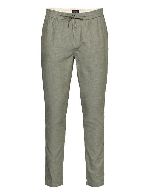 Se Seasonal Core - Warren Cotton-Linen Twill Jogger Scotch & Soda Khaki ved Booztlet