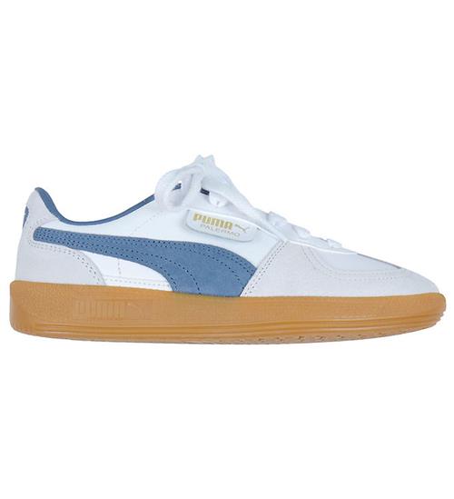 Puma Sko - Palermo Lth Jr - White/Dark Indigo