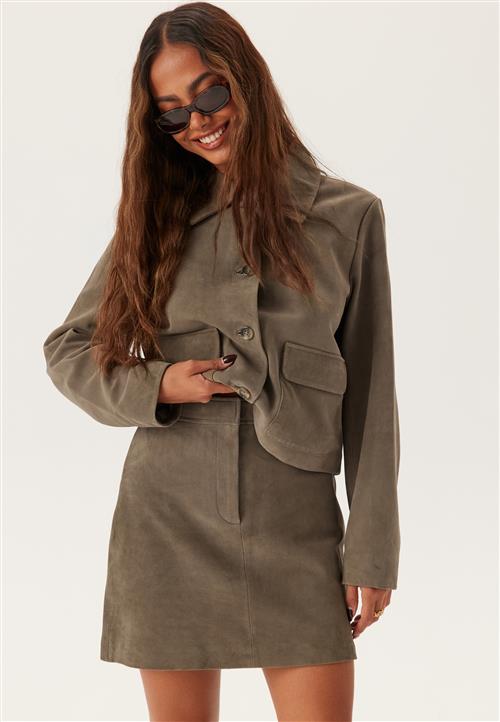 SELECTED FEMME Slfkaya Mw Suede Skirt
