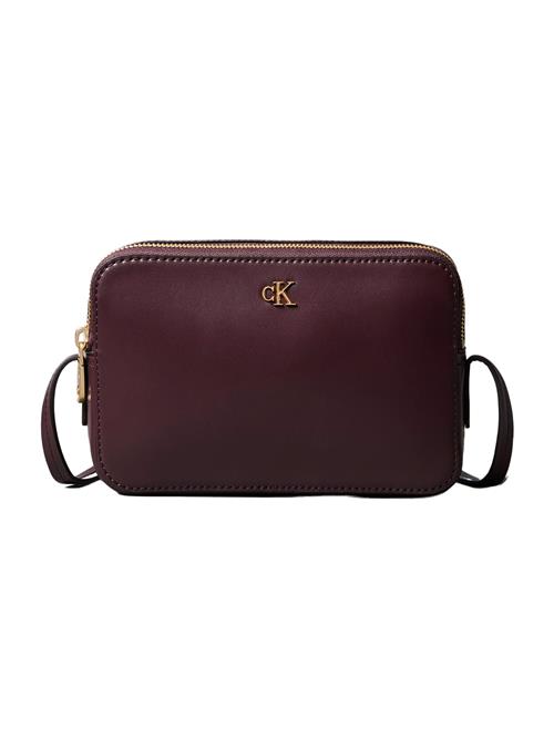 Calvin Klein Skuldertaske  guld / vinrød