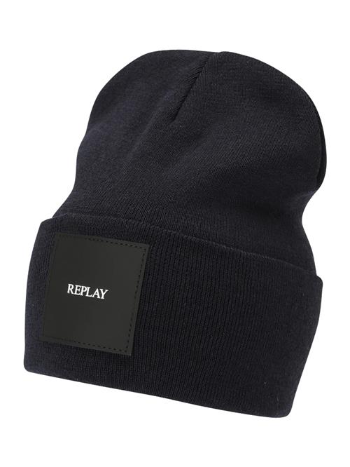 REPLAY Hue  mørkeblå / hvid