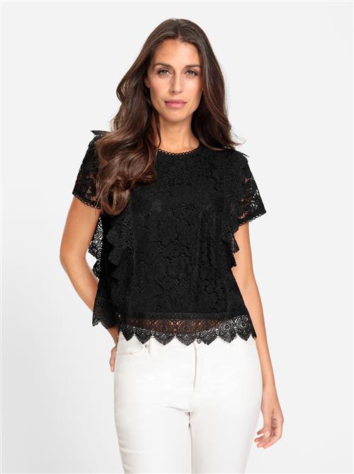 heine Bluse  sort
