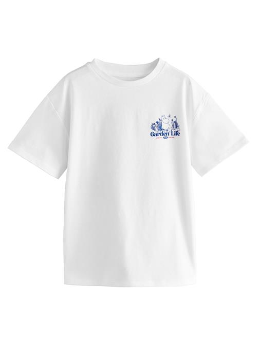 Next Bluser & t-shirts 'Moomin'  blå / hvid