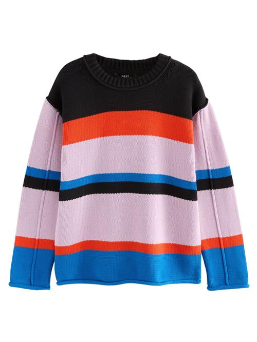 Next Pullover  royalblå / lilla / orangerød / sort