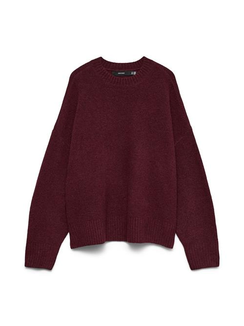 VERO MODA Pullover 'VMBoom'  vinrød