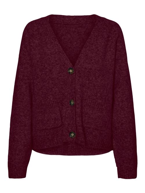 VERO MODA Cardigan 'VMBOOM'  vinrød