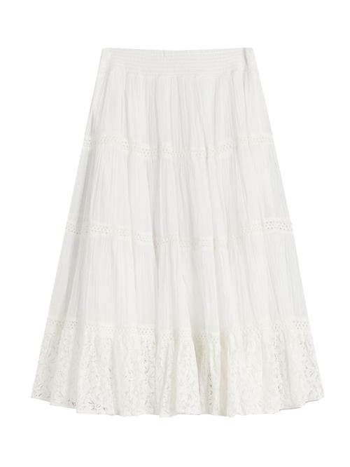 Bershka Nederdel  naturhvid