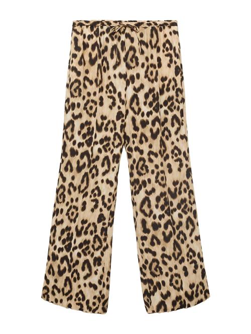 Se MANGO Bukser 'BERNIE'  beige / sort ved About You