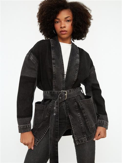 Trendyol Overgangsjakke  grey denim