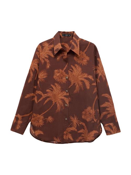 Se MANGO Bluse 'LANA'  kastaniebrun / cognac ved About You