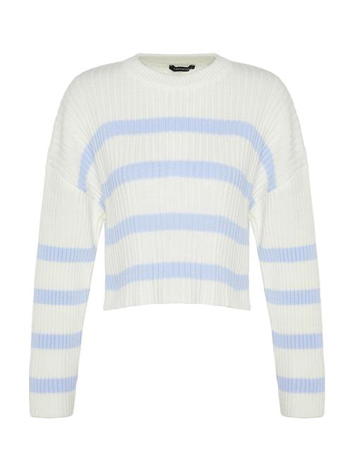 Trendyol Pullover  ecru / lyseblå