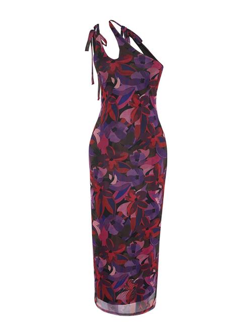 Trendyol Kjole  indigo / lilla / mørk pink / mørkerød