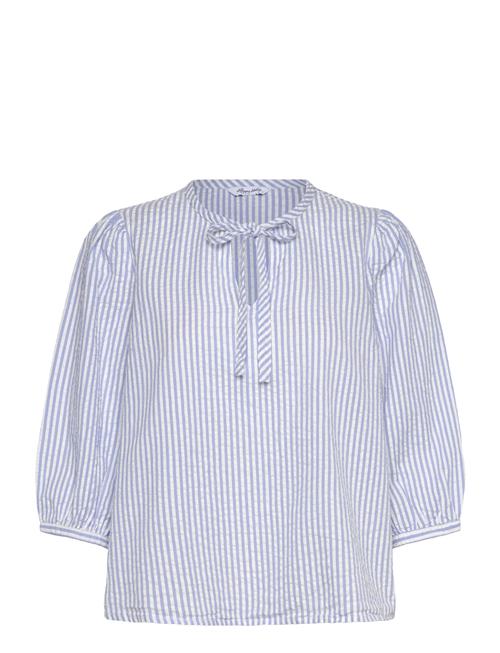Bow Blouse Bubbleroom Blue
