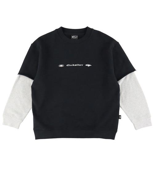 Quiksilver Fleecetrøje - Openbar Crew - Sort