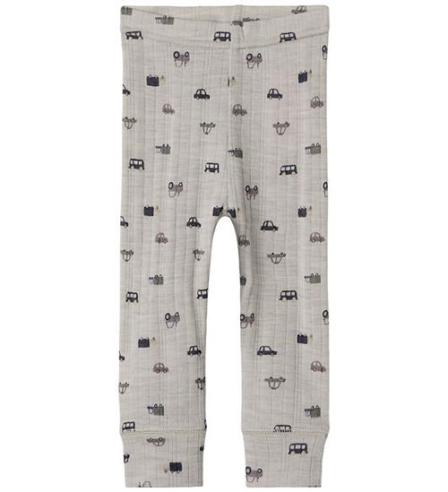Name It Leggings - Uld - Rib - Noos - NbmWang - Nacreous Cloud/S