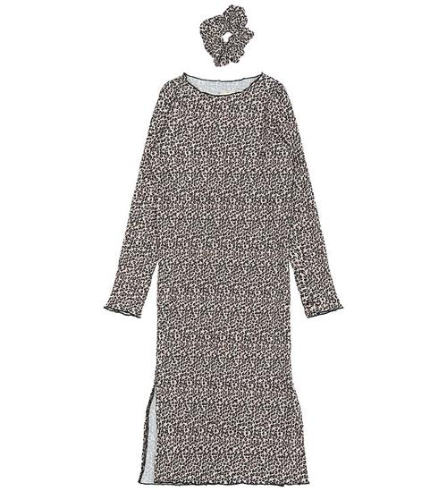 The New Kjole - TnPet - Feather Gray AOP