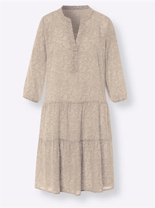 heine Kjole  beige / mørkebeige