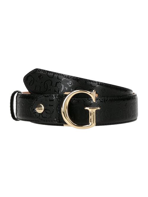 GUESS Bælte 'Aldina'  guld / sort